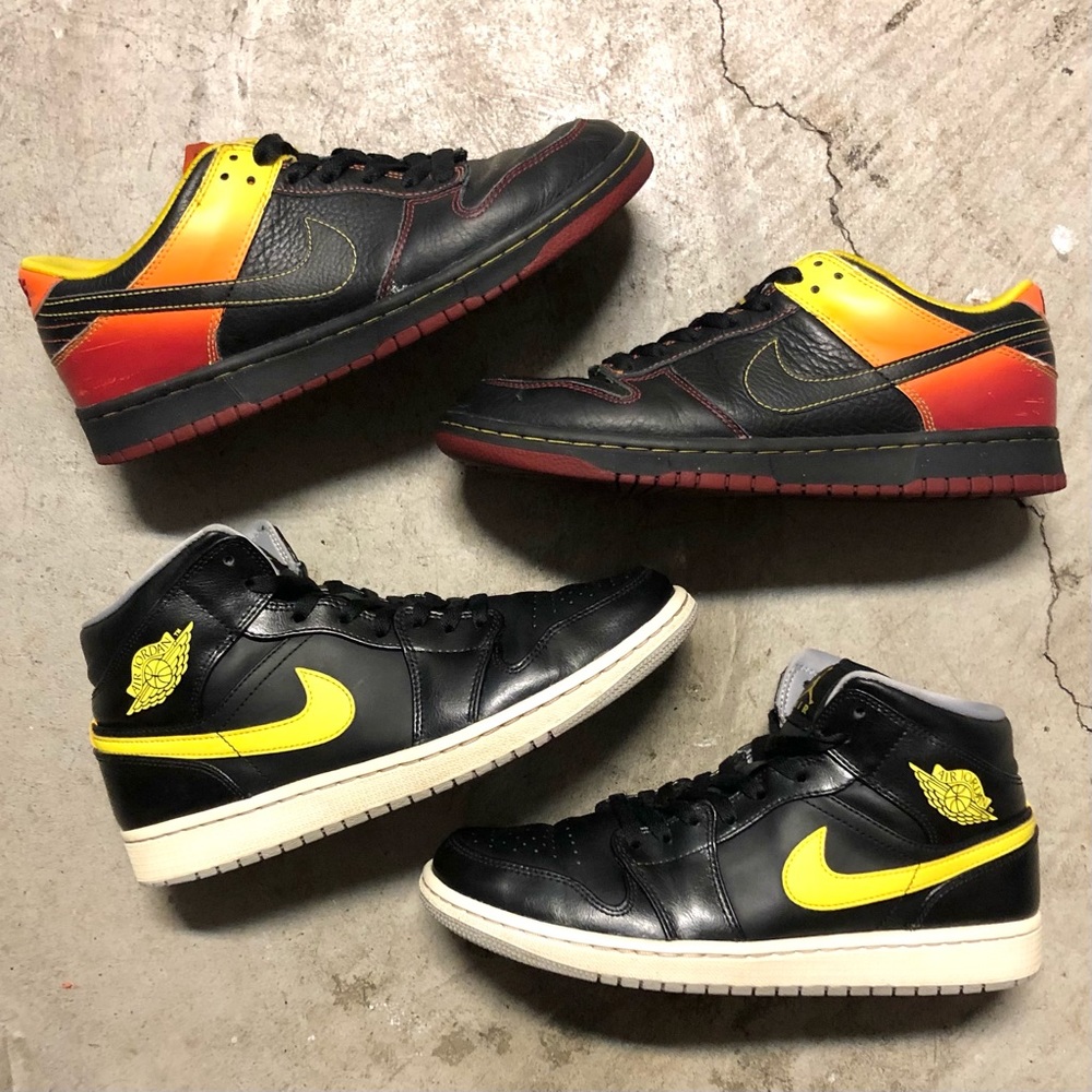Nike Dunk Low/AJ1 Mid BUNDLE
